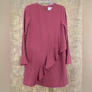 Charles Henry Rose Women’s Dress with Bell Sleeves in XS